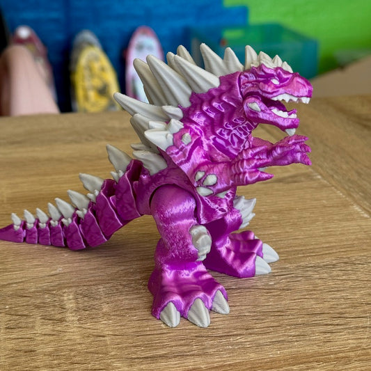 3D Printed Frostzilla purple