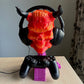 3D Printed Headphone and Controller Stand Fire Red