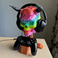 3D Printed Headphone and Controller Stand Rainbow Silk with Bronze base