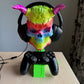 3D Printed Headphone and Controller Stand Rainbow Silk with Green base