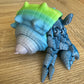 3D Printed Hermit Crab Blues and Greens