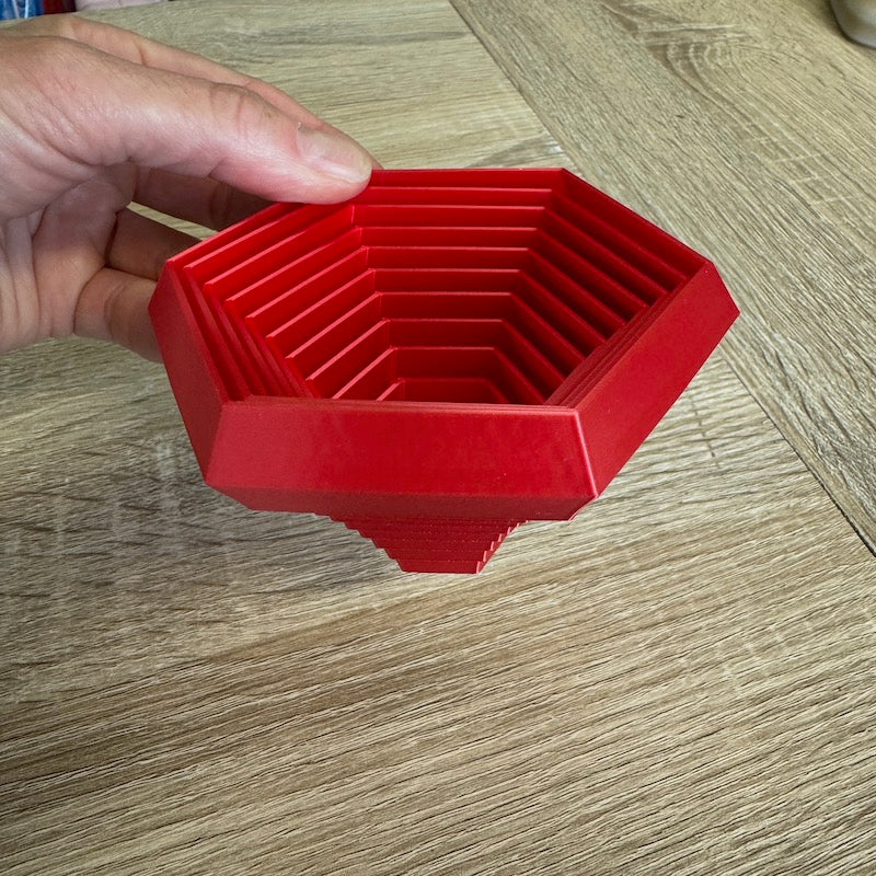 3D Printed Hexagon Fidget