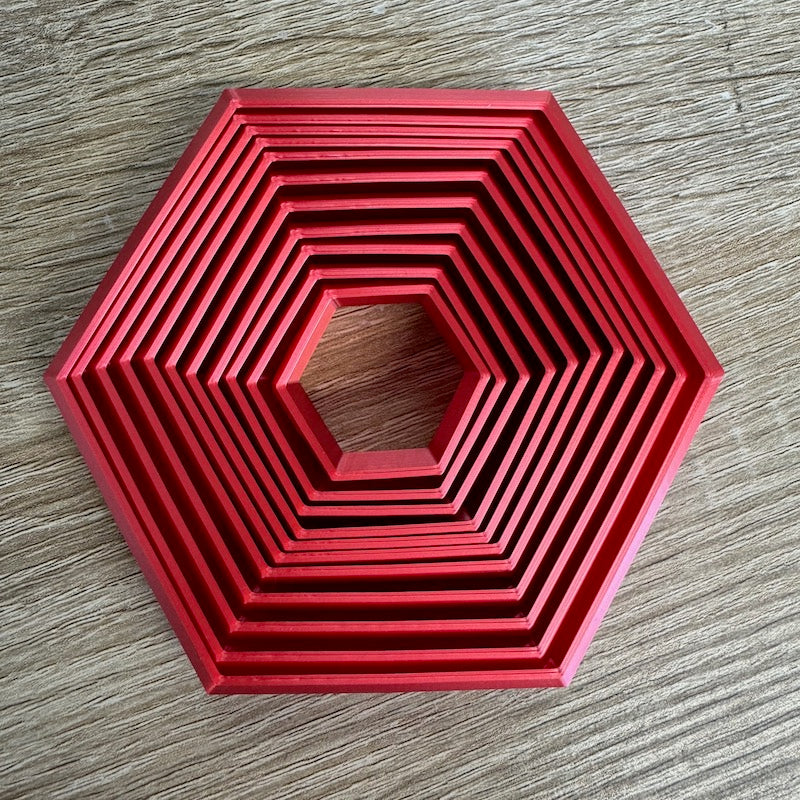 3D Printed Hexagon Fidget