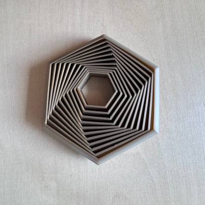 3D Printed Hexagon Fidget 