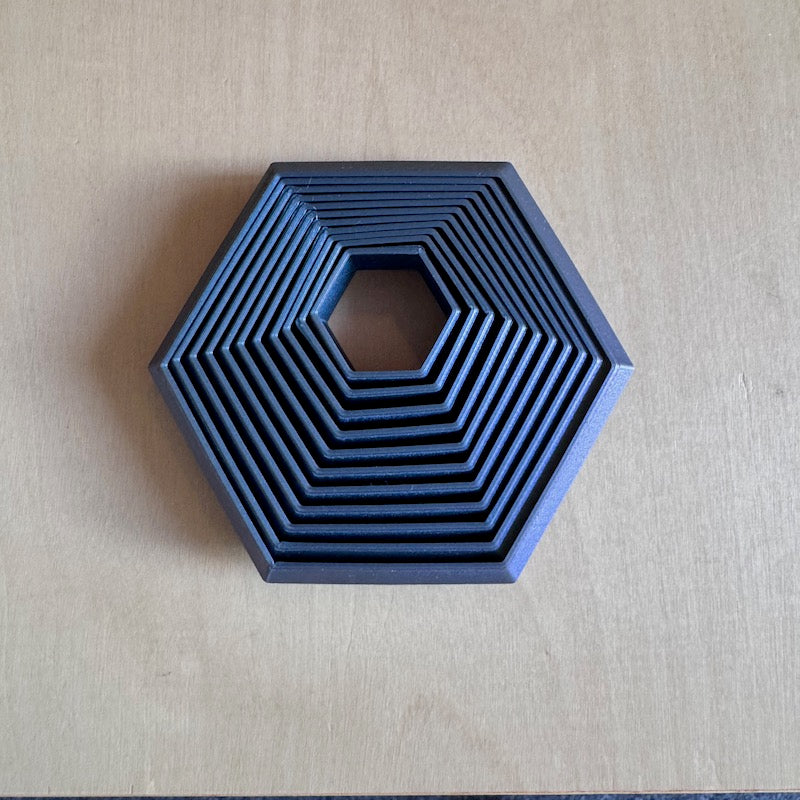 3D Printed Hexagon Fidget.
