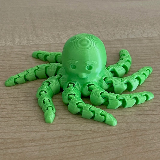 3D Printed Octopus green