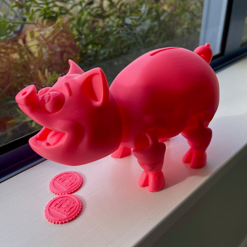 3D Printed Piggy Bank