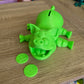 3D Printed Piggy Bank Green