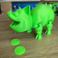 3D Printed Piggy Bank Green