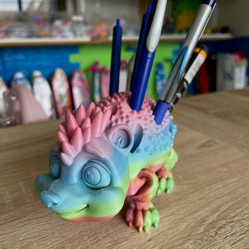 3D Printed Porcupine Pen Holder