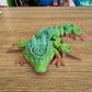 3D Printed Rose Dragon (green)