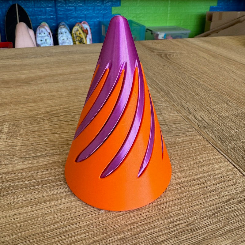 3D Printed Spiral Cone Fidget Toy