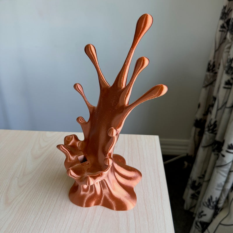 3D Printed Splash phone holder copper silk