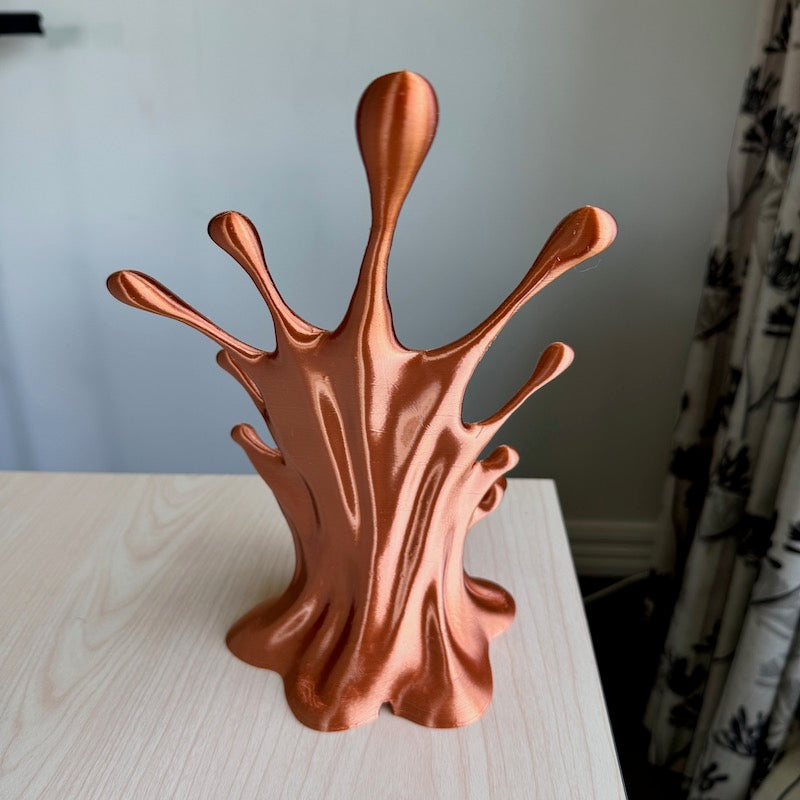 3D Printed Splash phone holder copper silk