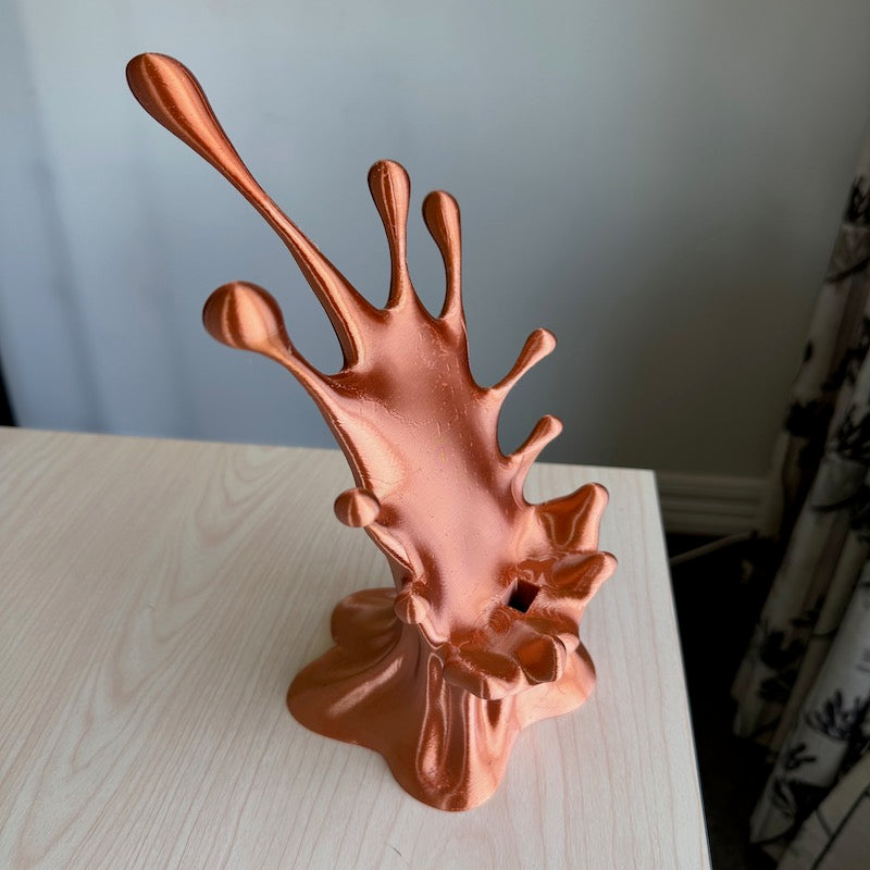 3D Printed Splash phone holder copper silk