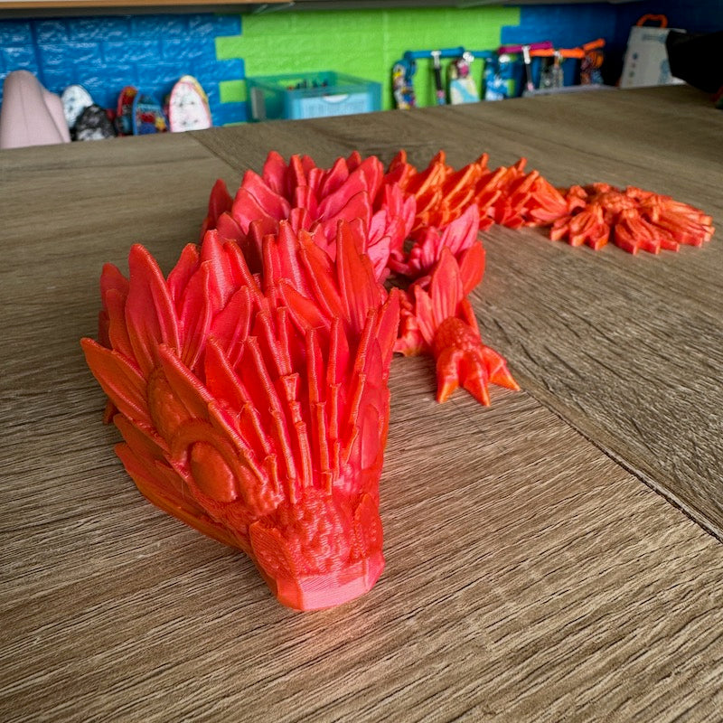 3D Printed Sunflower Dragon