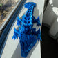 3D Printed Sunflower Dragon Blue Silk