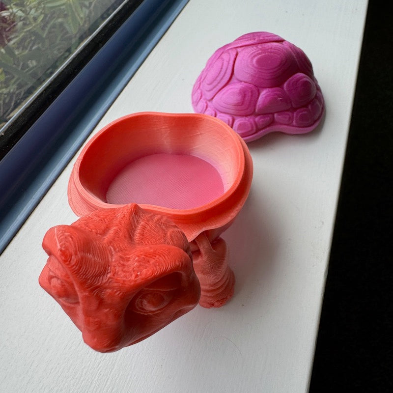 3D Printed Tortoise Trinket Box