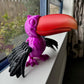 3D Printed Toucan Purple Silk body