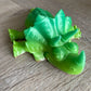 3D Printed Triceratops mini Green