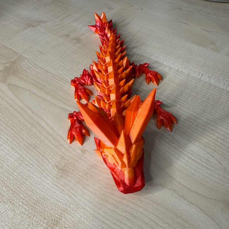 3D Printed Crystal Dragon