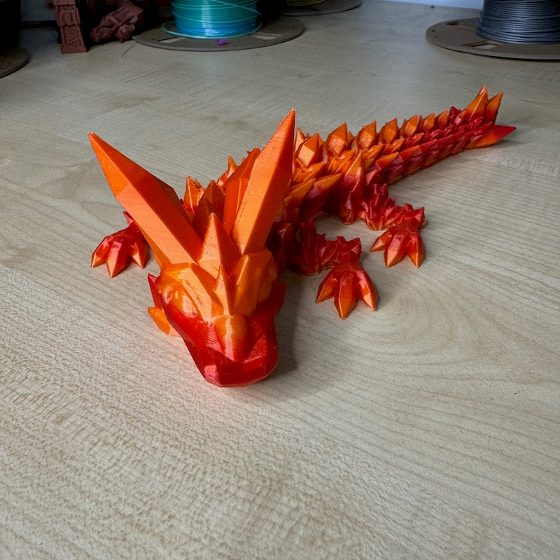 3D Printed Crystal Dragon