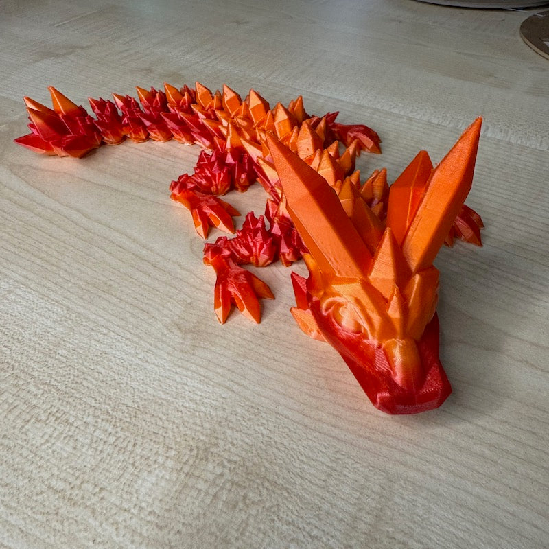 3D Printed Crystal Dragon