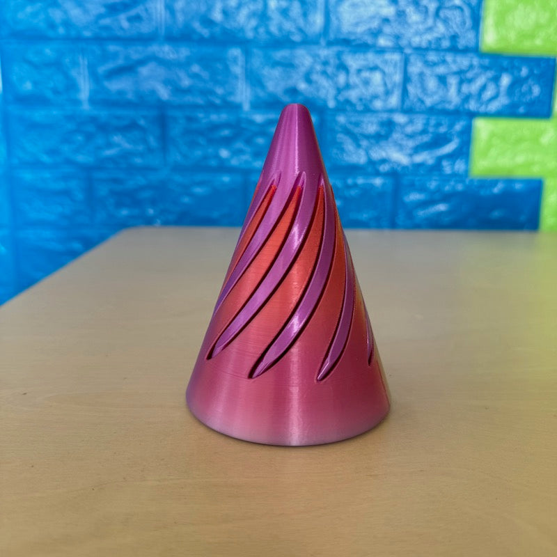 3D Printed Spiral Cone Fidget Toy