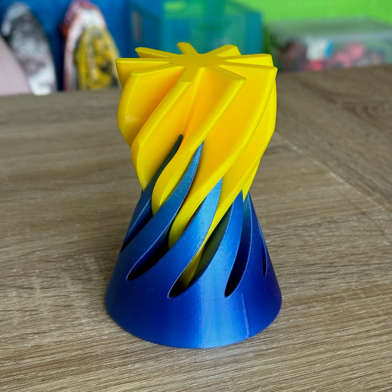 3D Printed Spiral Cone Fidget Toy