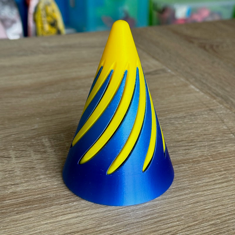 3D Printed Spiral Cone Fidget Toy