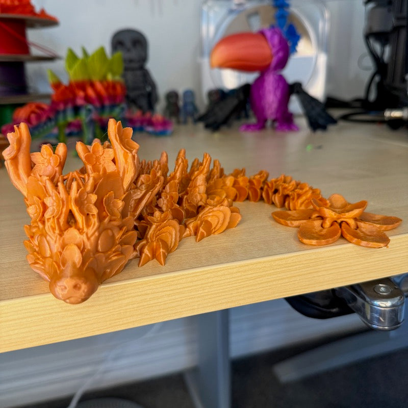 3d Printed Cherry Blossom Dragon 