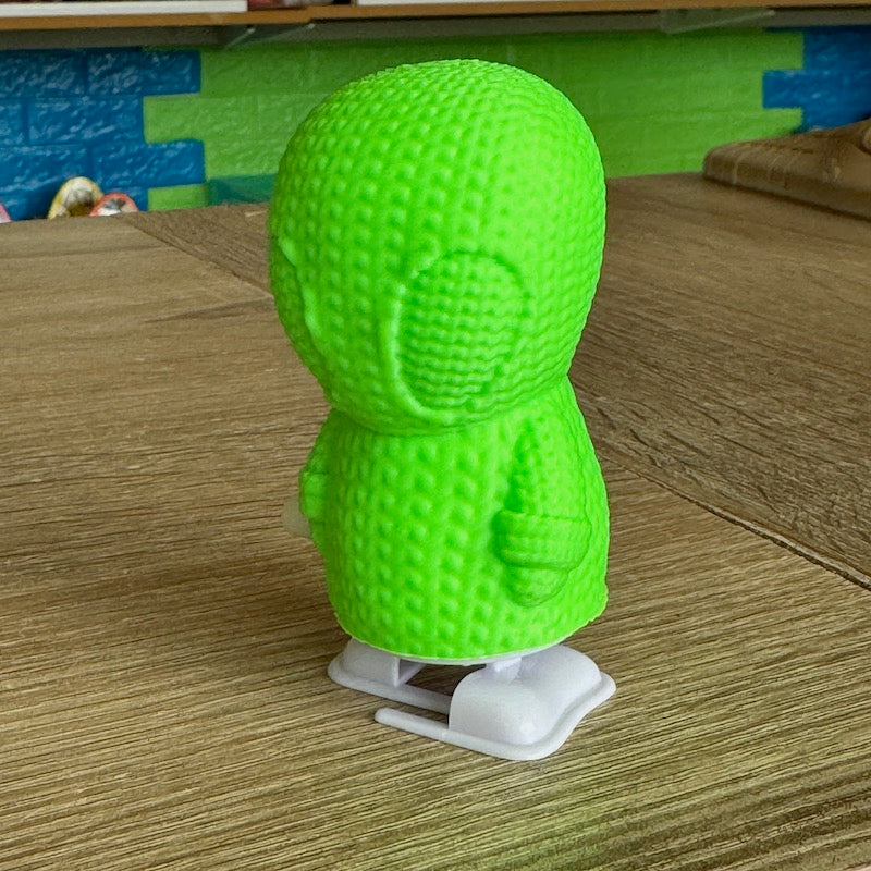 3d Printed Walking Alien green