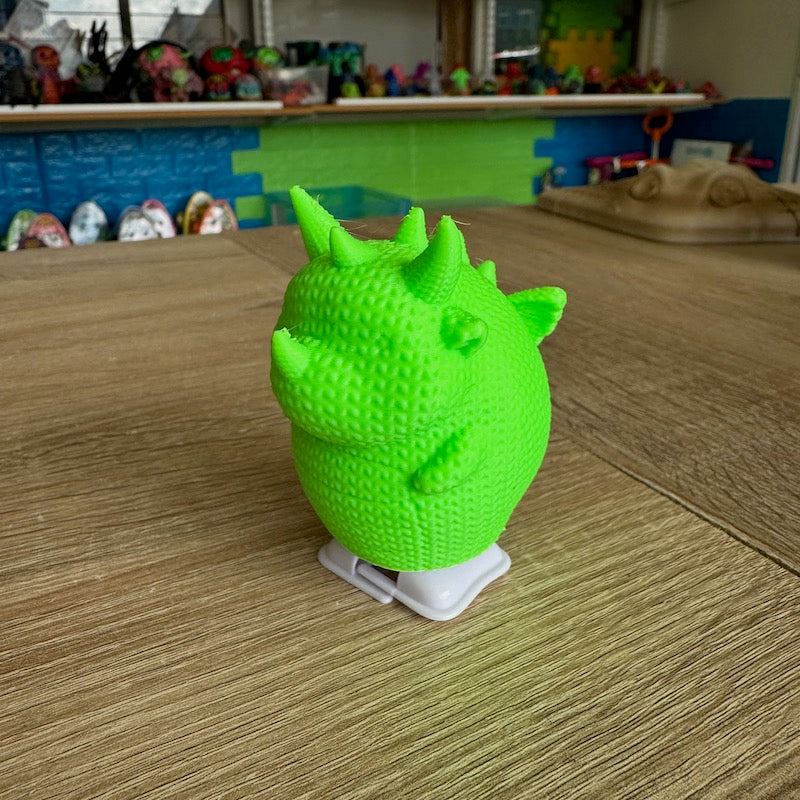 3d Printed Walking Dragon green