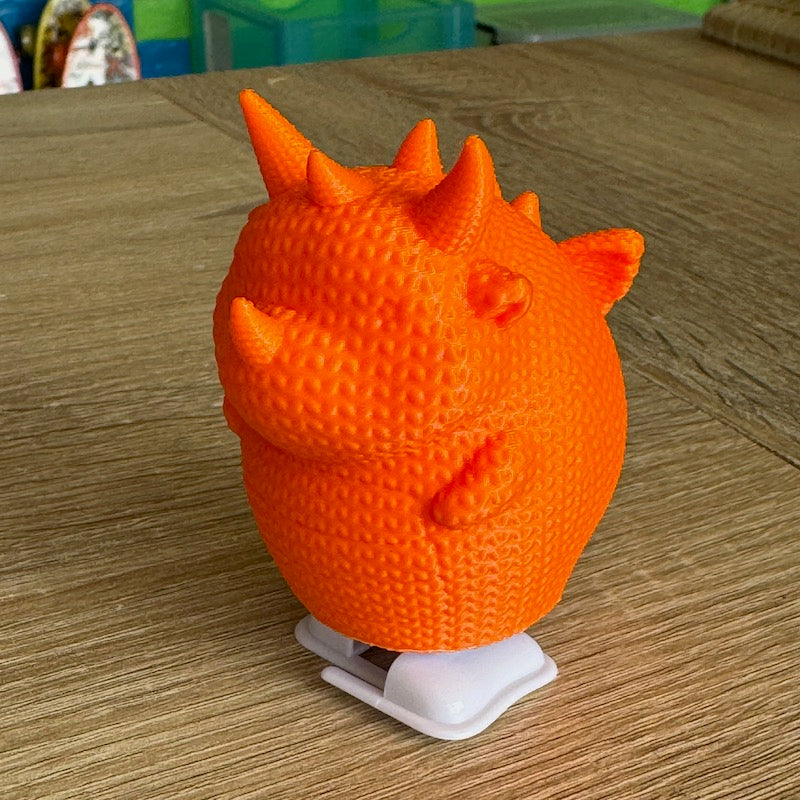 3d Printed Walking Dragon orange