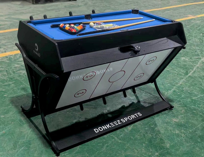 3 in 1 Multi Games Table. Pool, Air Hockey, Foosball