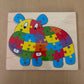 Cardboard Alphabet Puzzle Hippo