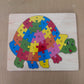 Cardboard Alphabet Puzzle Tortoise