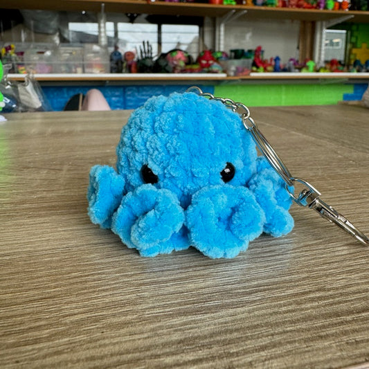 Crochet Mini Octopus Keychain