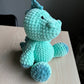 Crochet Stegosaurus Plushie green