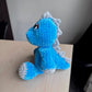 Crochet Stegosaurus Plushie blue