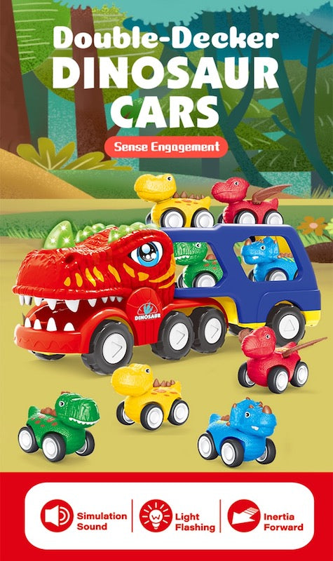 Double Decker Dinosaur Cars