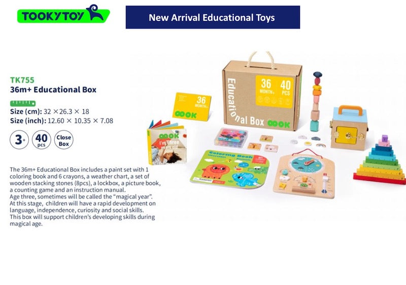 Educational Play Box 36 mths+