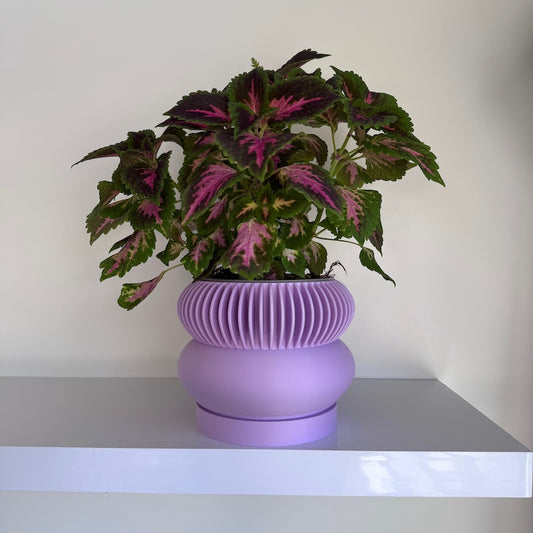 Elomi Planter Pot - matte pastel purple