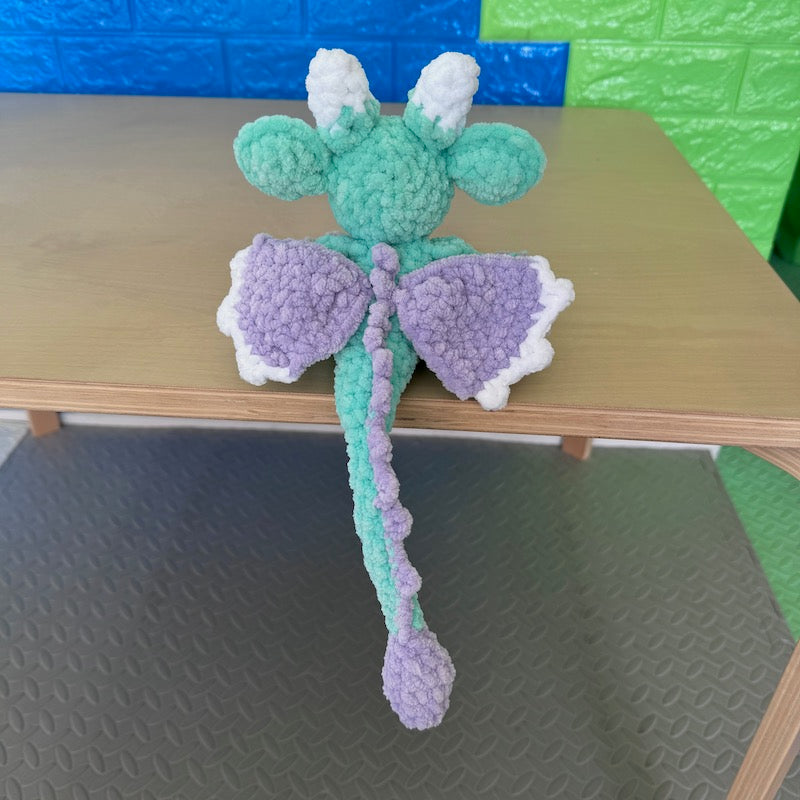 Crocheted dragon toy