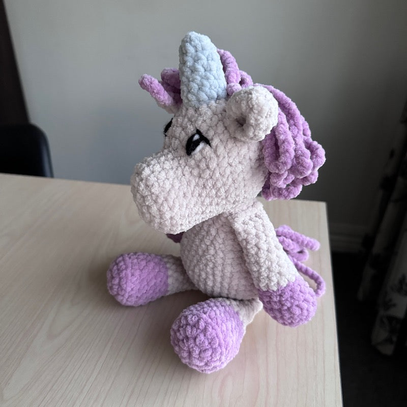 Hand Crocheted Unicorn