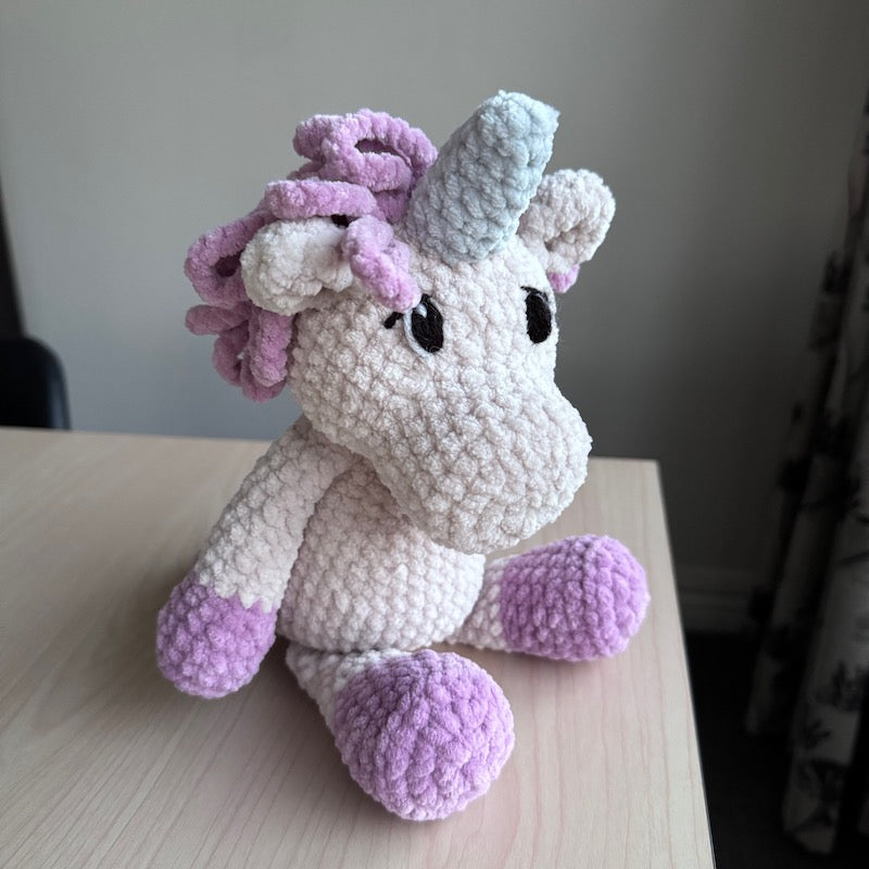 Hand Crocheted Unicorn