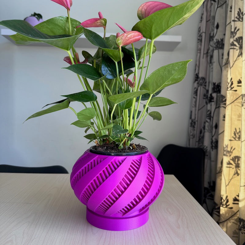 Krato Planter Pot Pastel Purple