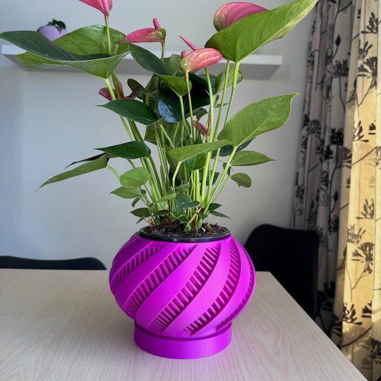 Krato Planter Pot Pastel Purple