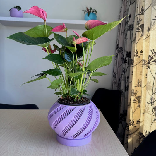 Krato Planter Pot Pastel Purple