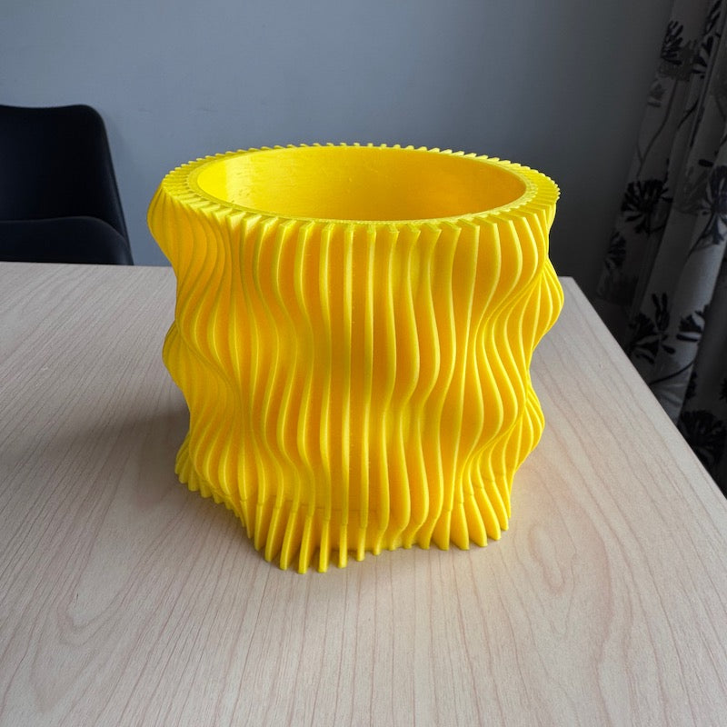 Muxel Planter Pot - Yellow  second.